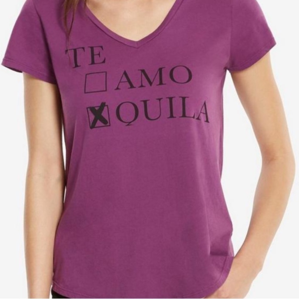Hot Topic - Box Lunch purple
NWOT- Te Amo Tequila